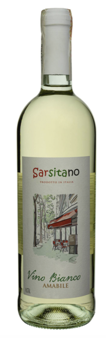 Вино Sarsitano Vino Bianco Amabile н/солодке біле 10% 0.75 л